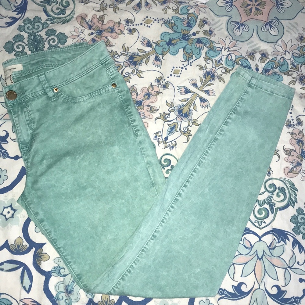 CUTE and soft turquoise/green pants!!!